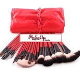 Kit 22 pincéis vermelho