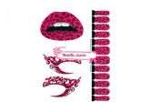 Kit Tatoo oncinha rosa (Sombra, Batom e unhas)