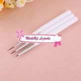 Kit 3 pincéis de decoração de unha