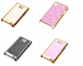Capinha Galaxy S2 dourada com diversas cores