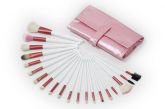 Kit 20 pincéis rosa