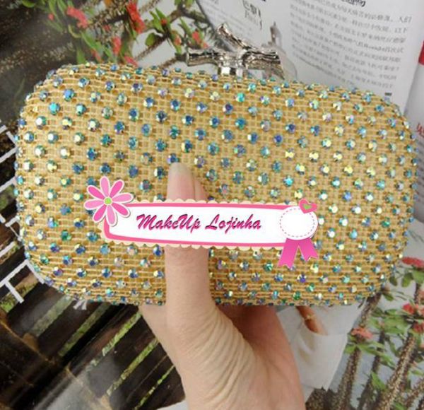 Bolsa de Mão/ Carteira Brilhante