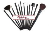 Kit 12 pincéis Preto