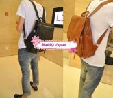 Mochila Masculina em couro PU - Schoolbag