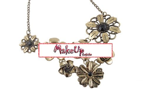 Maxi colar floral
