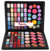 Paleta 98 cores (sombra, batom, blush, pó, ilumin, contorno)