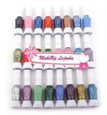 24 cores de esmalte para pintar e decorar