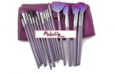 Kit 16 pincéis roxo