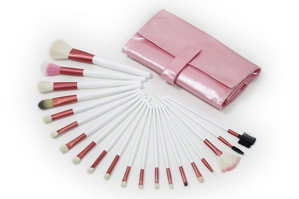 Kit 20 pincéis rosa
